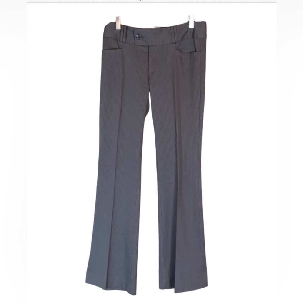 Banana Republic Martin fit gray and white pinstripe trousers Size 6